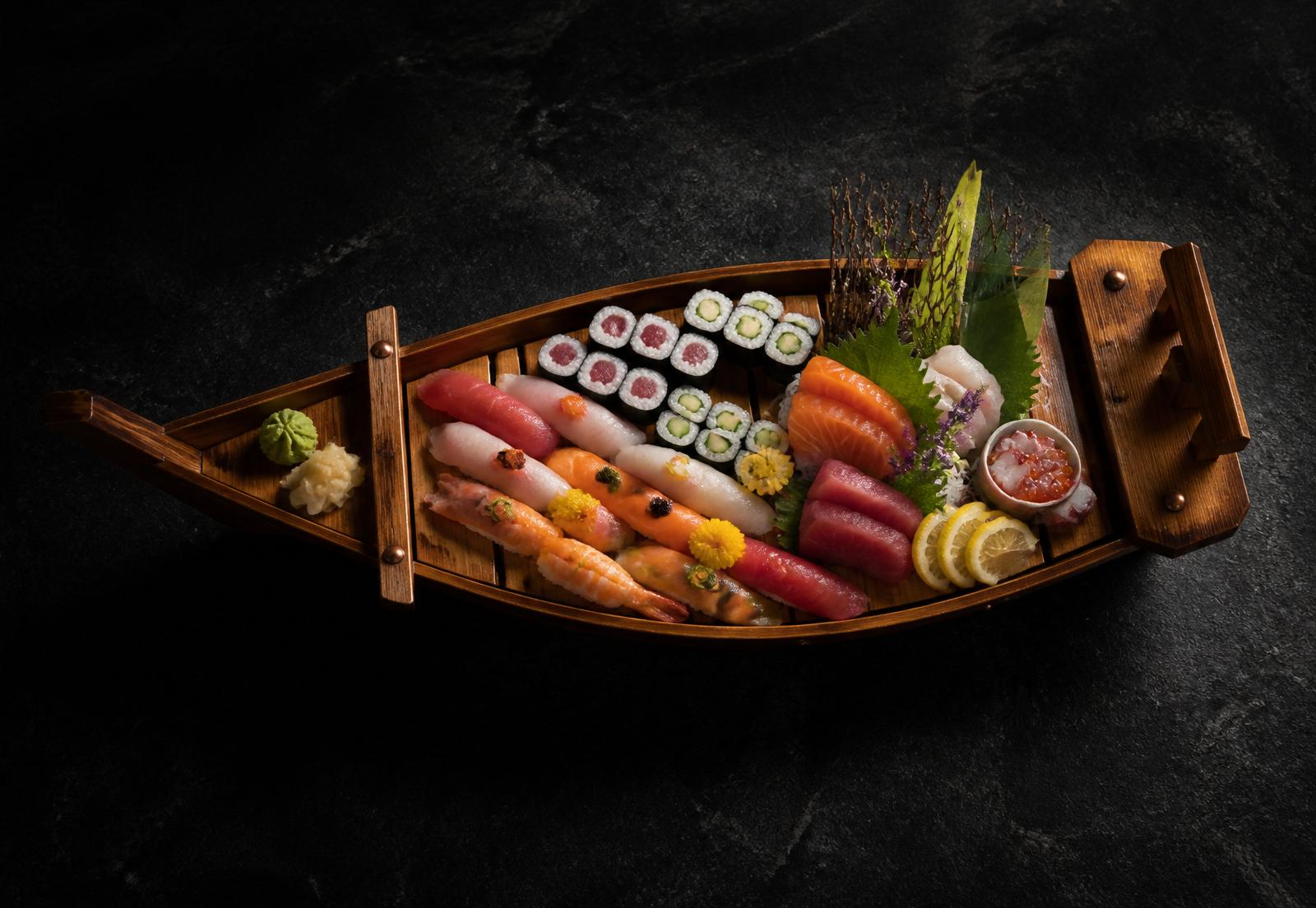 Signature sushi boat